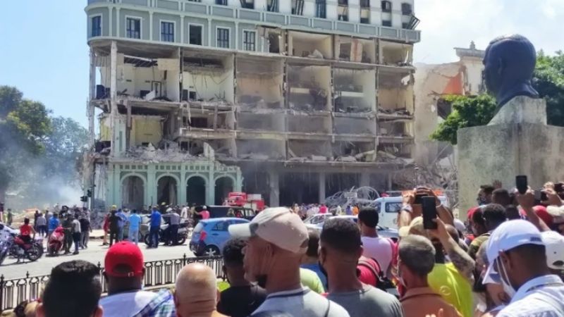 Explosión destruyó el hotel Saratoga en La Habana: al menos ocho muertos