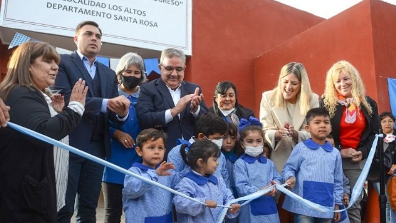 Inauguraron el puente sobre Ruta 21 en Los Altos