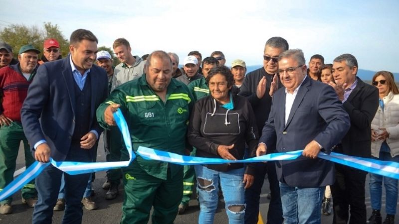 Inauguraron el puente sobre Ruta 21 en Los Altos