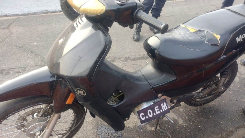 Secuestran una motocicleta que había sido robada