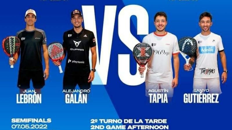 Agustín Tapia y Sanyo Gutiérrez van por otro examen ante los número 1