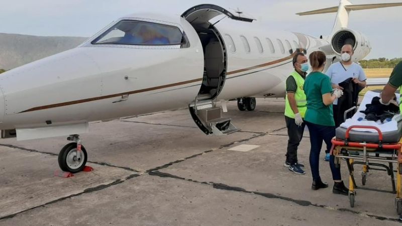 Nuevo traslado sanitario de un niño en la provincia