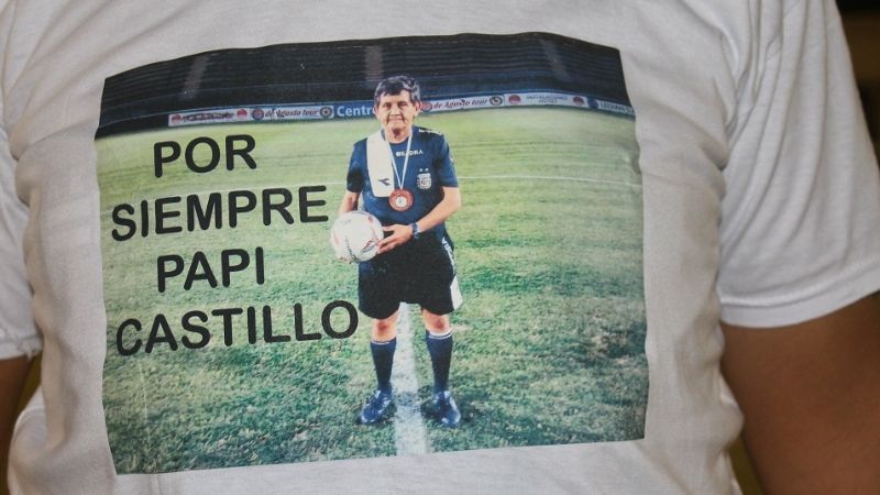 Árbitros chacareros homenajearon a “Papi” Castillo