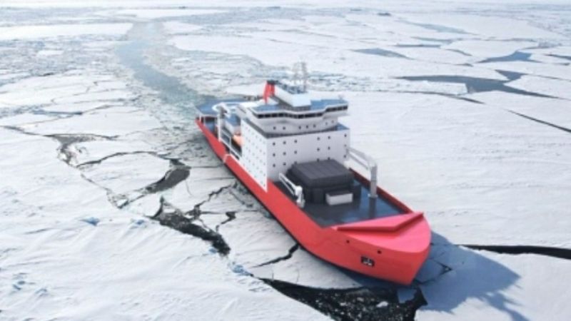 El rompehielos “Almirante Irízar” regresa a Buenos Aires después de cuatro meses en la Antártida