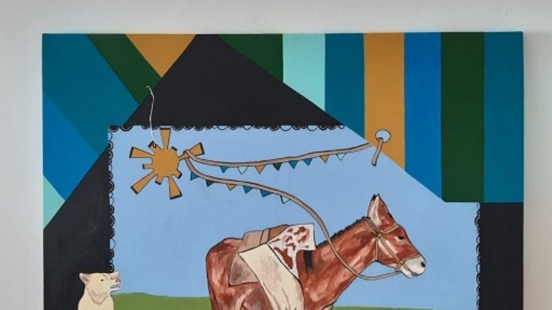 “Colores de mi pueblo”, muestra de pinturas en la Casa de la Cultura