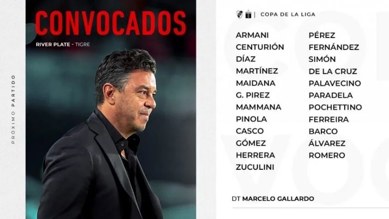 River, sin Quintero y con Maidana para jugar ante Tigre