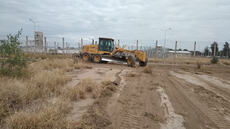 Se reactiva la construccion del Campo de Deportes en el Servicio Penitenciario