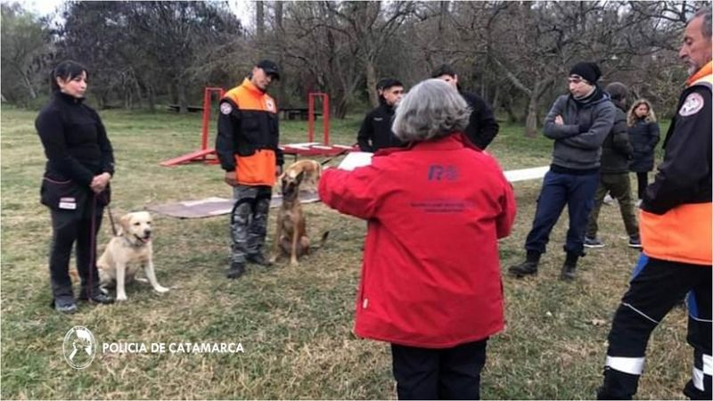 Binomio de la División Canes fue certificado a Nivel Internacional