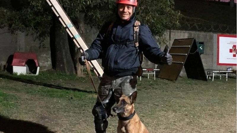 Binomio de la División Canes fue certificado a Nivel Internacional