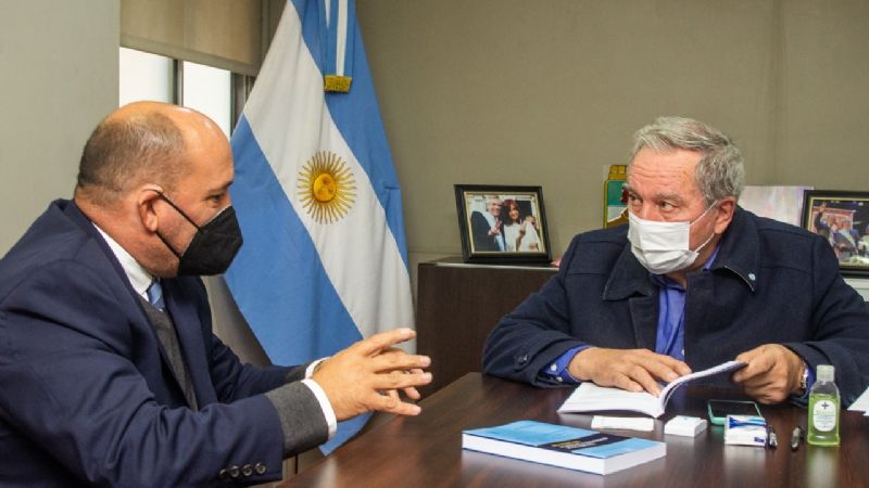 El vicegobernador Dusso se reunió junto al presidente de la Corte