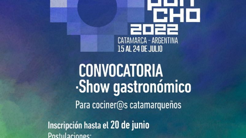 Convocan a cocineros a Show Gastronómico