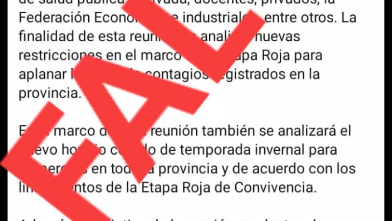 Circula un falso mensaje sobre suspensión de las clases