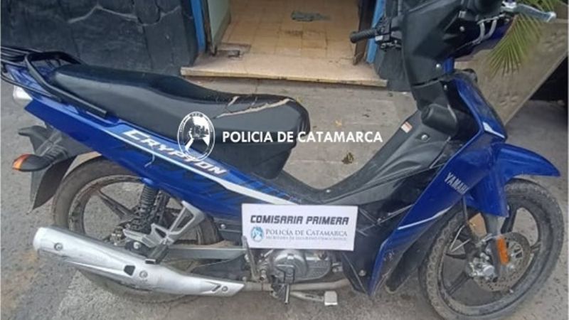Recuperan una moto requerida por la Justicia
