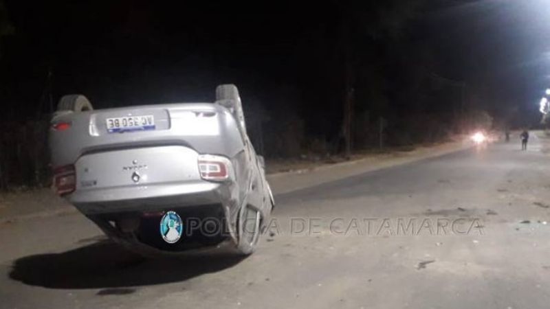 Vuelco en Santa María