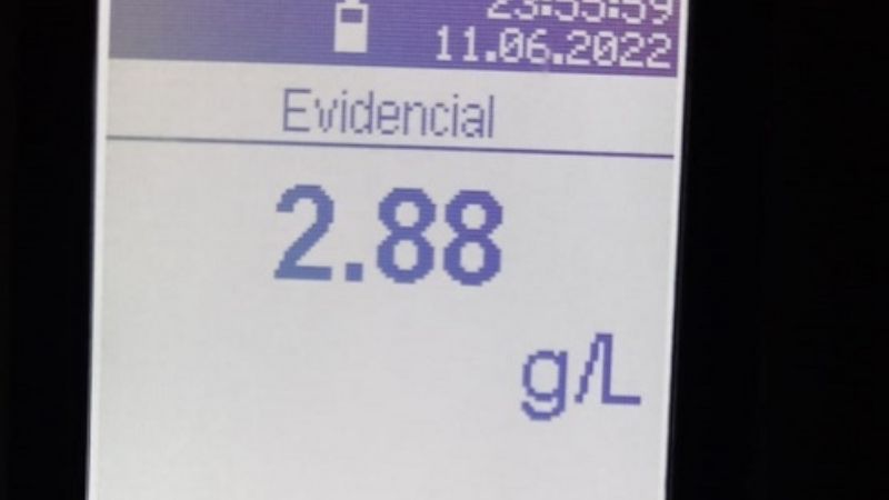 Andalgalá: Motociclista tenía 2.88 gramos de alcohol por litro de sangre