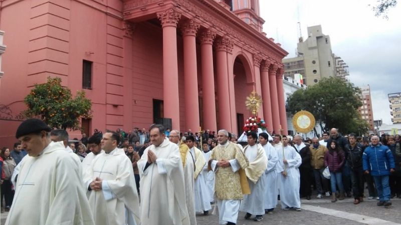 Misa y procesión de Corpus Christi en la Catedral