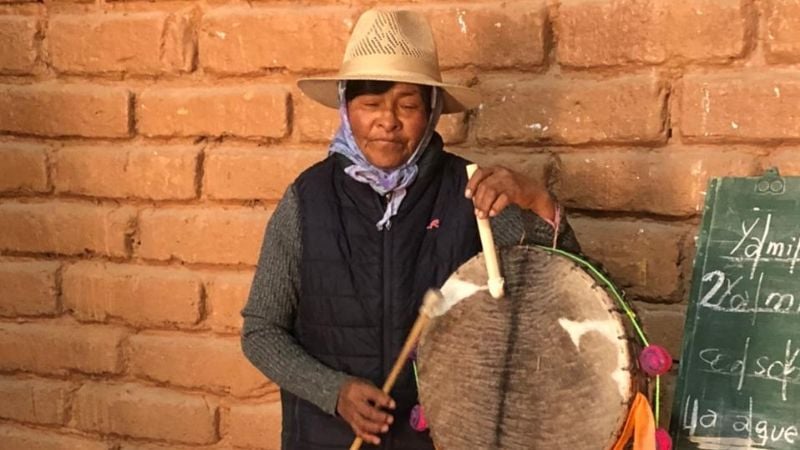 Primer taller de animación al canto con caja en Antofagasta de la Sierra