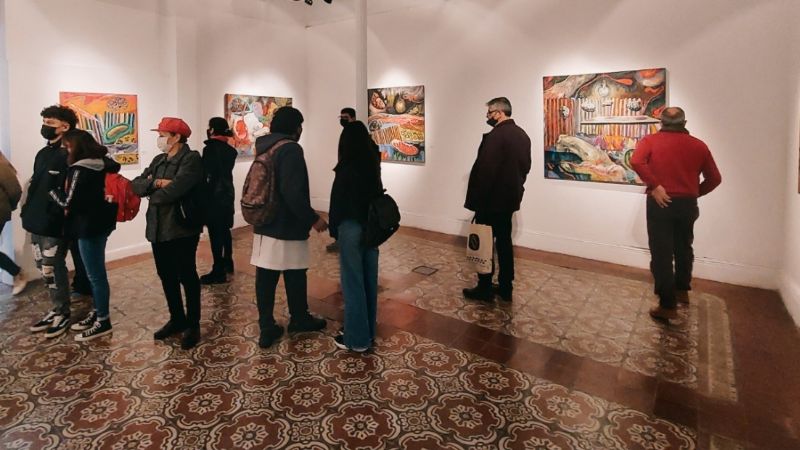 Quedó inaugurada la muestra de Daniel Sarmiento