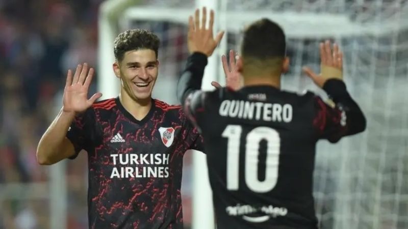 Primer triunfo de River con goleada a Unión, en Santa Fe