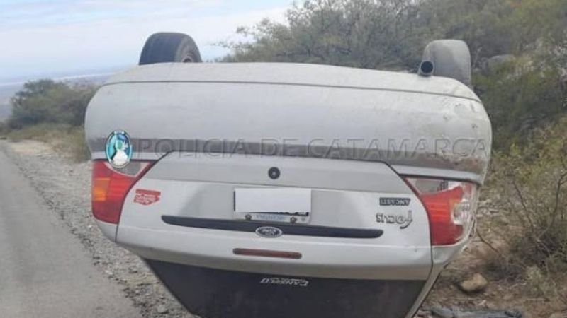 Violento vuelco en Rincón