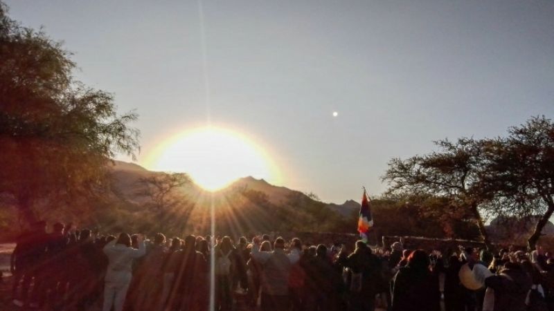 Se celebra el día del Inti Raymi en el Shincal de Quimivil