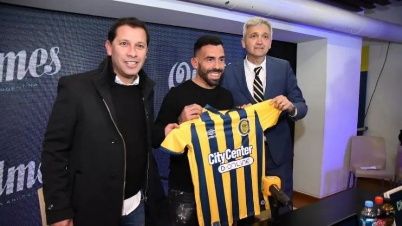 Carlos Tevez ya es el DT de Rosario Central