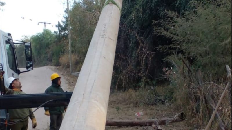 Nueva línea eléctrica para Santa Rosa