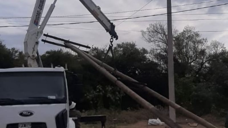 Nueva línea eléctrica para Santa Rosa