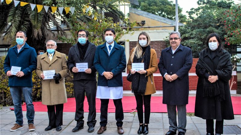 Raúl participó de los actos por los 136 años del Hospital San Juan Bautista