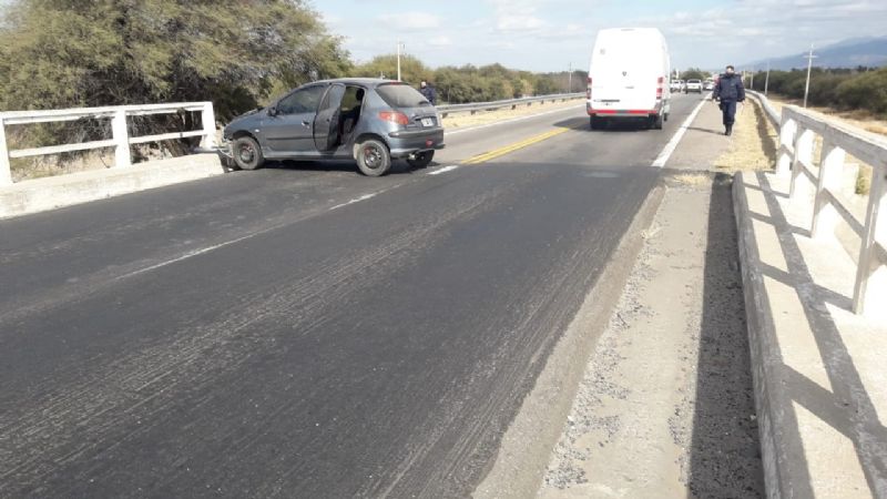 Accidente a la altura del Río Ongolí