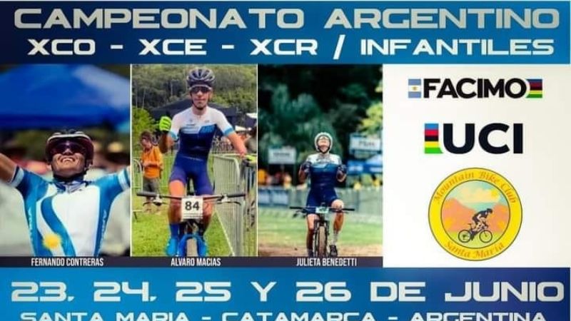 En Santa María se disputa Argentino UCI del MTB