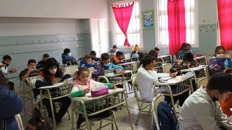 Cientos de alumnos participan de la instancia departamental de las Olimpiadas de Matemática
