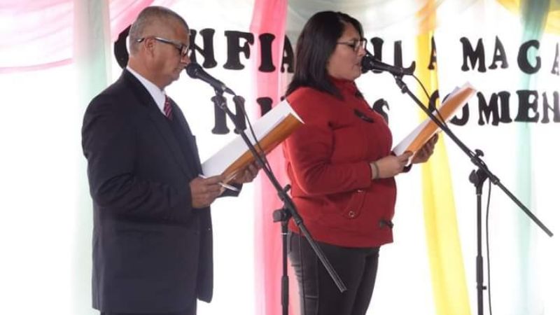 El Intendente Sánchez presente en la escuela Acosta