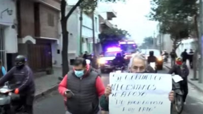 Ahorristas se manifiestan por el Centro de la ciudad