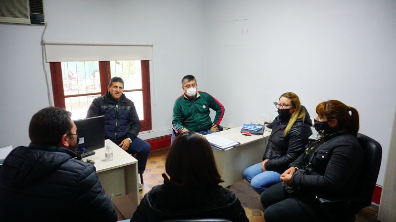 Reunión con el equipo técnico del Concejal Kranevitter para coordinar obras