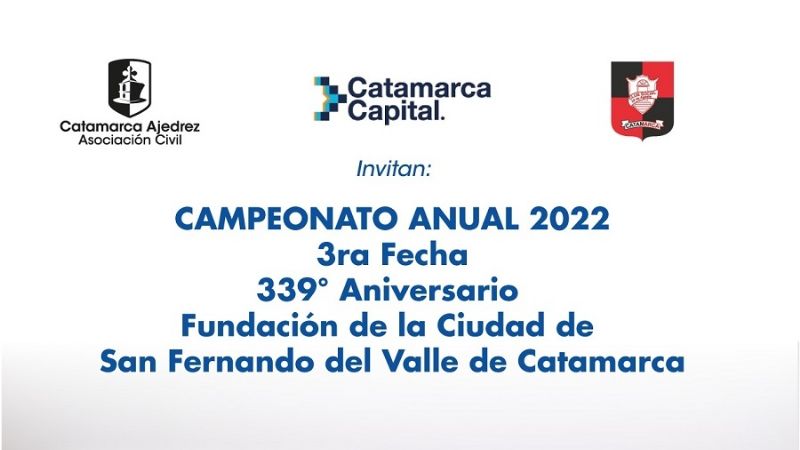 Ajedrez: 3ra. del Anual de la Asociación y Encuentro Universitario