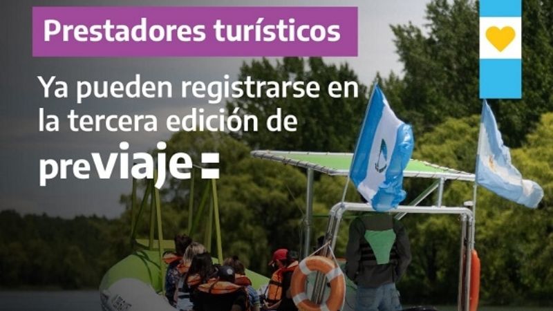 PreViaje 3: apertura de inscripción para prestadores turísticos