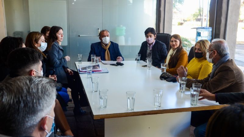 Moreno recibió a representantes locales de Lucha contra la Trata de Personas