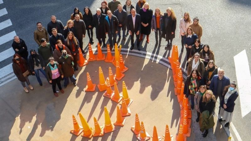 Vialidad Nacional se sumó al grito de Ni una Menos