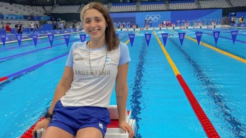 La nadadora Delfina Pignatiello anunció su retiro del deporte profesional