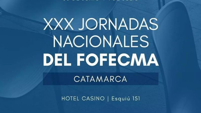 Hoy comienzan las jornadas nacionales de FOFECMA