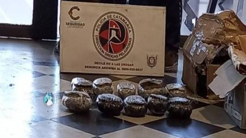 Detenido cuando intentaba retirar paquetes con más de 5 kilos de marihuana