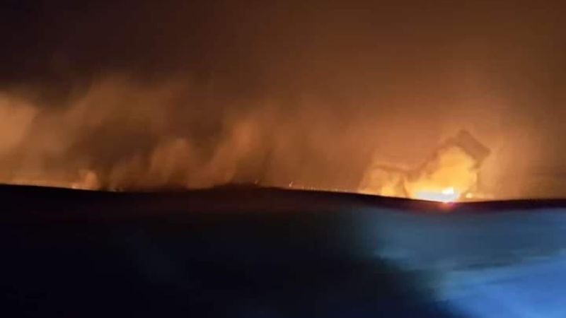 Cierran el tránsito en parte de la Cuesta del Portezuelo