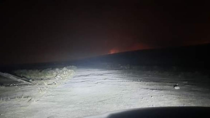 Cierran el tránsito en parte de la Cuesta del Portezuelo