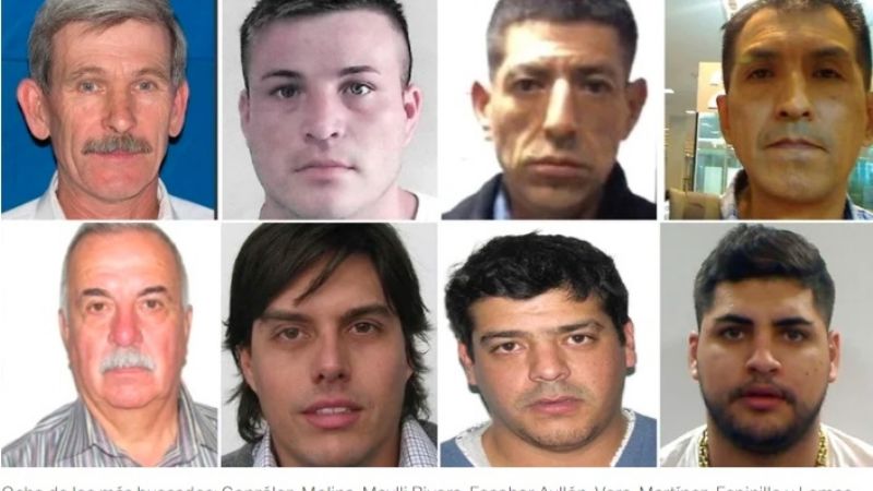 Quiénes son los 18 prófugos más buscados de la Argentina
