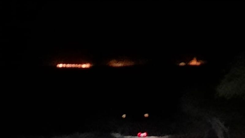 Cierran el tránsito en parte de la Cuesta del Portezuelo