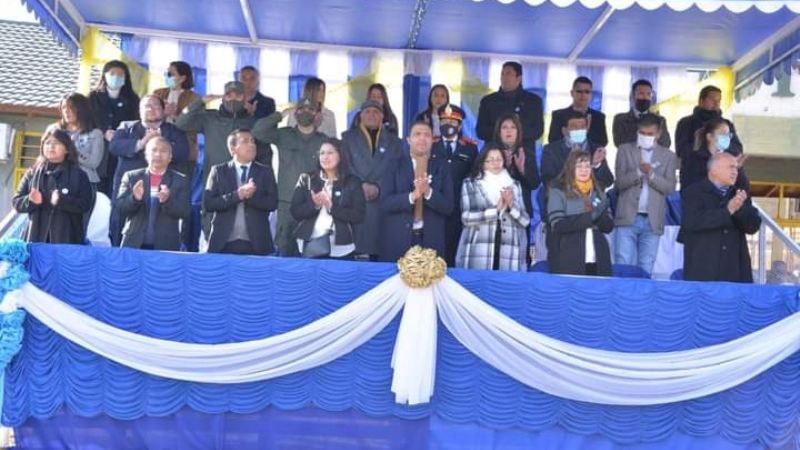 Multitudinario acto por la independencia en Santa María