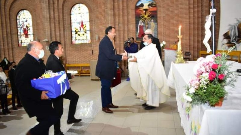 Multitudinario acto por la independencia en Santa María