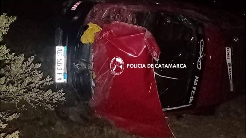 Siniestro vial en Pomán