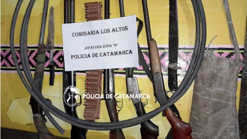 Detuvieron una banda de motoqueros armados